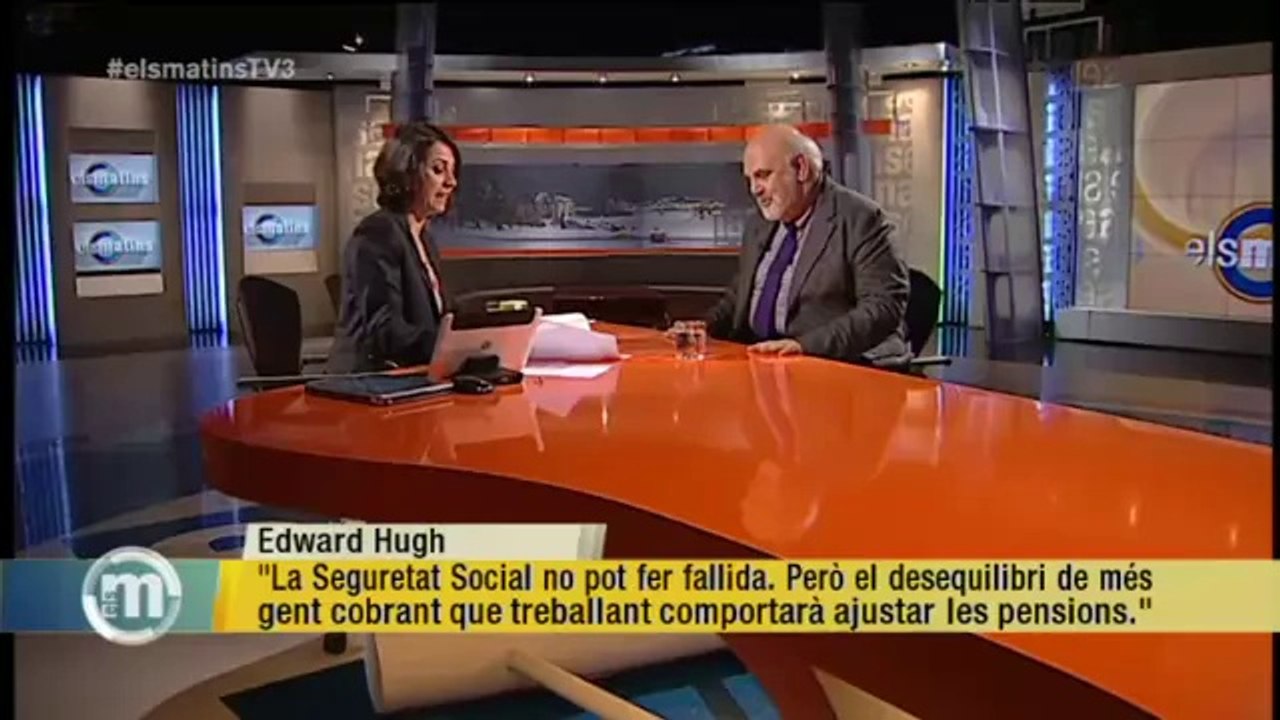 TV3 - Els Matins - Edward Hugh: "Abaixar els impostos a Espanya és impossible"