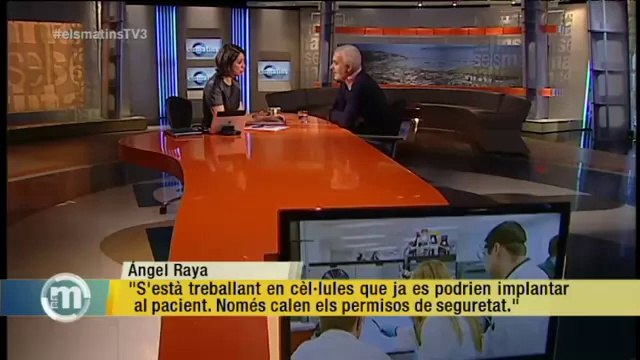 TV3 - Els Matins - Entrevista amb Ángel Raya, director del Centre de Medicina Regenerativa de Barc