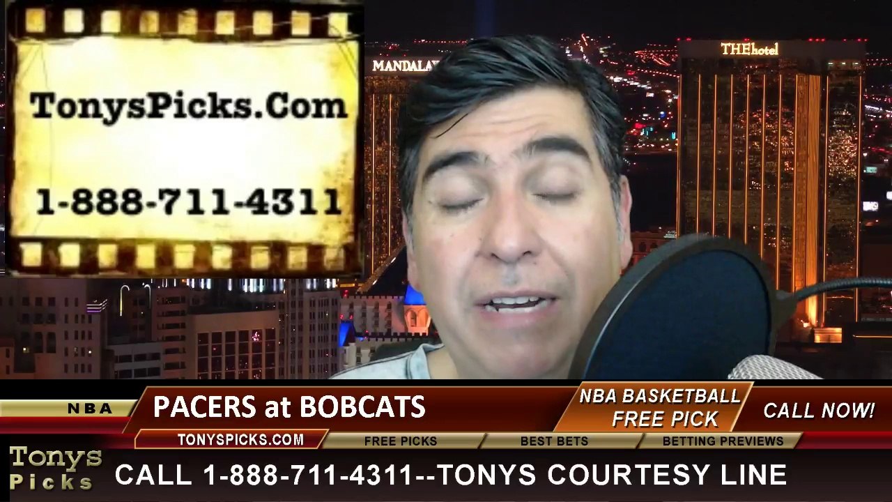 Charlotte Bobcats vs. Indiana Pacers Pick Prediction NBA Pro Basketball Odds Preview 3-5-2014