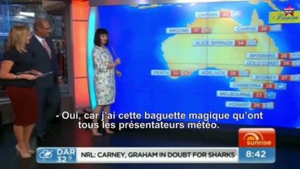 Katy Perry présentatrice météo sexy en Australie