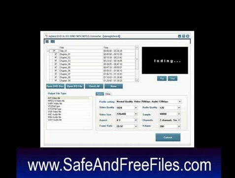 Get Aglare DVD to AVI WMV MP4 MPEG Converter 7.1 Product Key Free