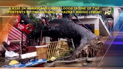 The Typhoon in the Philippines is one of the portents of the appearance of the Mahdi