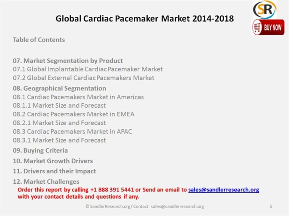 Global Cardiac Pacemaker Market 2014-2018