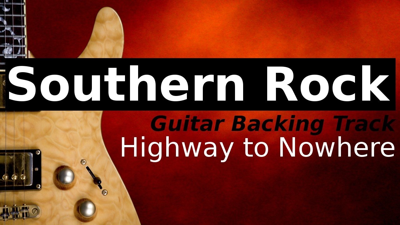 Rock Backing Track for Guitar in F# Minor - Highway to Nowhere