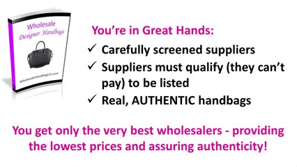 Wholesale Designer Handbag Directory 2