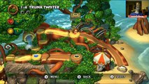 1-3 Canopy Chaos | Donkey Kong Country: Tropical Freeze | WiiU | Polski Let's Play