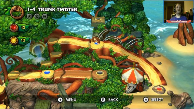 1-4 Trunk Twister | Donkey Kong Country: Tropical Freeze | WiiU | Polski Let's Play