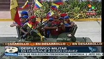 Desfile en honor a Chávez ratifica unión cívico militar: Maduro