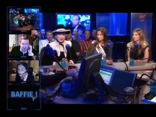 Laurent Baffie diffuse le message vocal de Geneviève de Fontenay