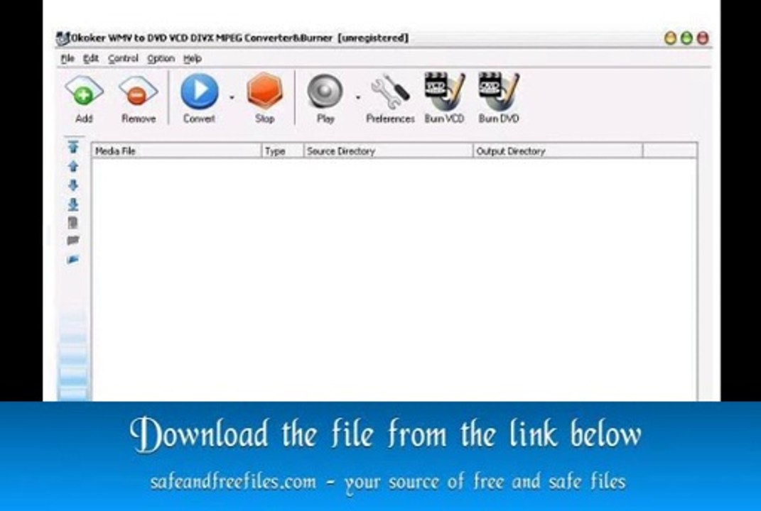Get Okoker WMV to AVI DVD VCD MPEG Converter&Burner 6.7 Serial Key Free