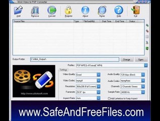 Get Allok Video to PSP Converter 6.2 Product Key Free
