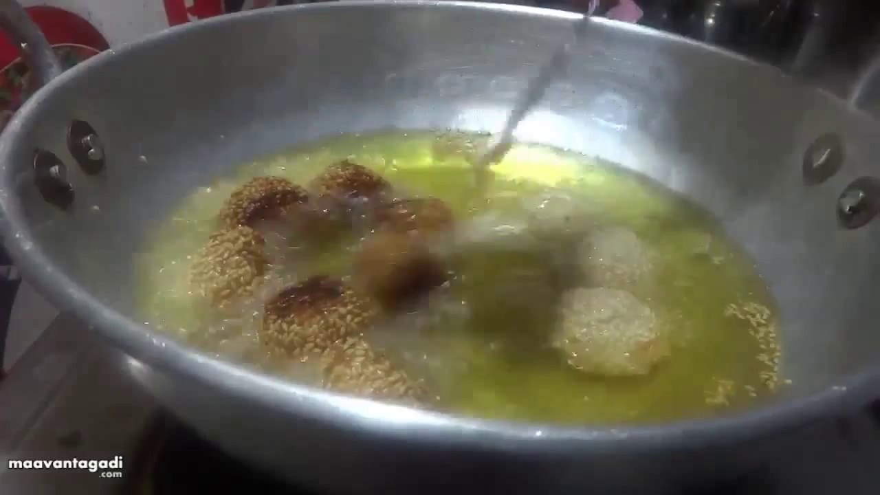 Pokundalu Salividi Tho Preparation in Telugu(పోకుండలు) ( చలివిడితో )