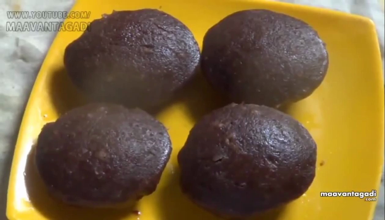 Raagi Pin Idli ChodipindiPreparation in Telugu ( చోడి పిండితోకుడుములు (ఇడ్లీలు)(తయారుచేయుట.)