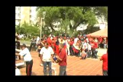 Opositores y Oficialistas cara a cara en la plaza Bolívar de Ciudad Ojeda