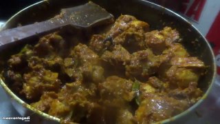 Village Style Chicken Fry Preparation in Telugu (విలేజ్ చికెన్ వేపుడు )