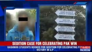 Kashmiri students booked for celebrating Pakistan victory Video
