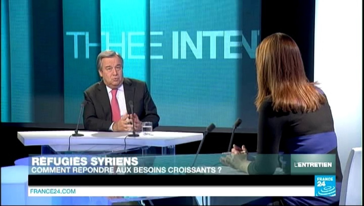 L'ENTRETIEN - António Guterres, Haut Commissaire des Nations unies pour les réfugiés