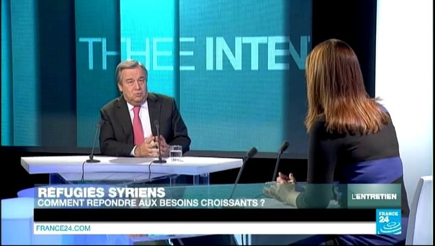 L'ENTRETIEN - António Guterres, Haut Commissaire des Nations unies pour les réfugiés