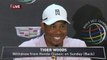 Tiger Woods Discusses Back Injury