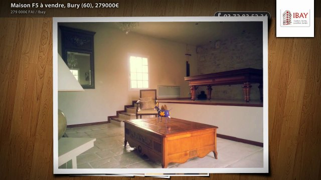 Maison F5 à vendre, Bury (60), 279000€