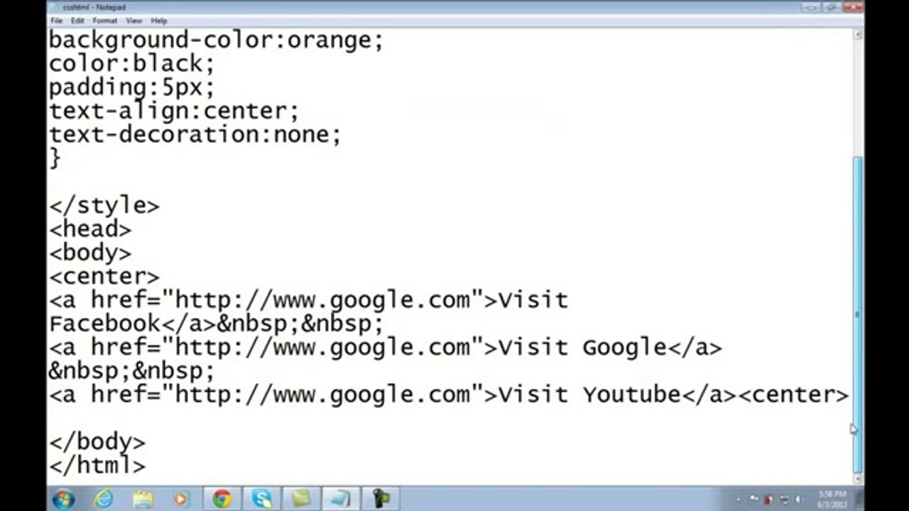 CSS Links Styling in Urdu Part 8