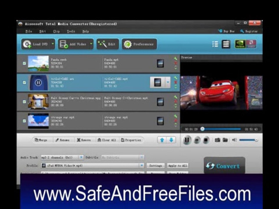 Get Aiseesoft Total Video Converter Platinum 7.1 Product Code Free