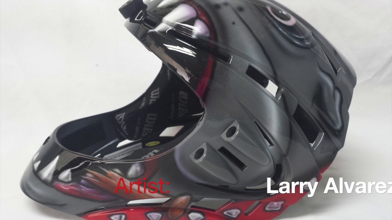 Airbrushed (mizuno classic catchers mask g2)