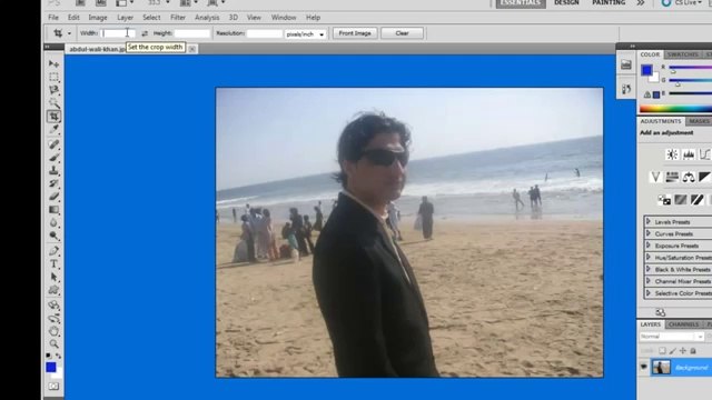Adobe Photoshop CS5 in Urdu_Hindi Part 11 of 40 Crop Tool