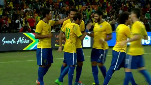 Brazil vs South Africa 5-0 ~ All Goals & Highlights ~ [05/03/2014]