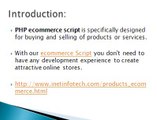 ecommerce Script, Readymade ecommerce Script