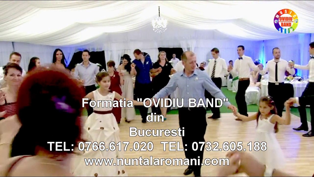 Formatia OVIDIU BAND-COLAJ HORE LENTE SAXOFON Live Nunta 2014