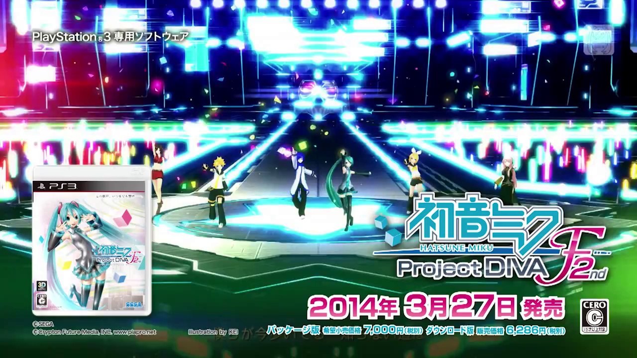 Hatsune Miku : Project Diva F 2nd - Pubs Japon