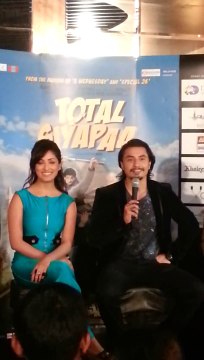 Ali Zafar talking in detail about Shahid Afridi at Dubai press conference for Total Siyapaa today.