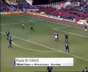West Ham, CHE GOL DI PAOLO DI CANIO!