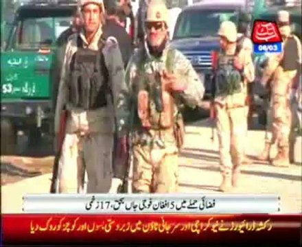 Nato airstrike kills five Afghan soldiers