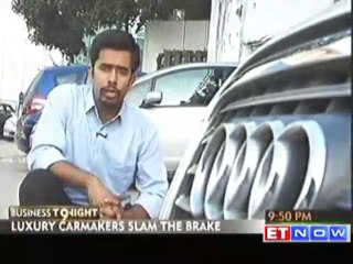 Luxury car makers slam the brake on India launch