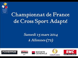 Spot RMC du Championnat de France de Cross Sport Adapté