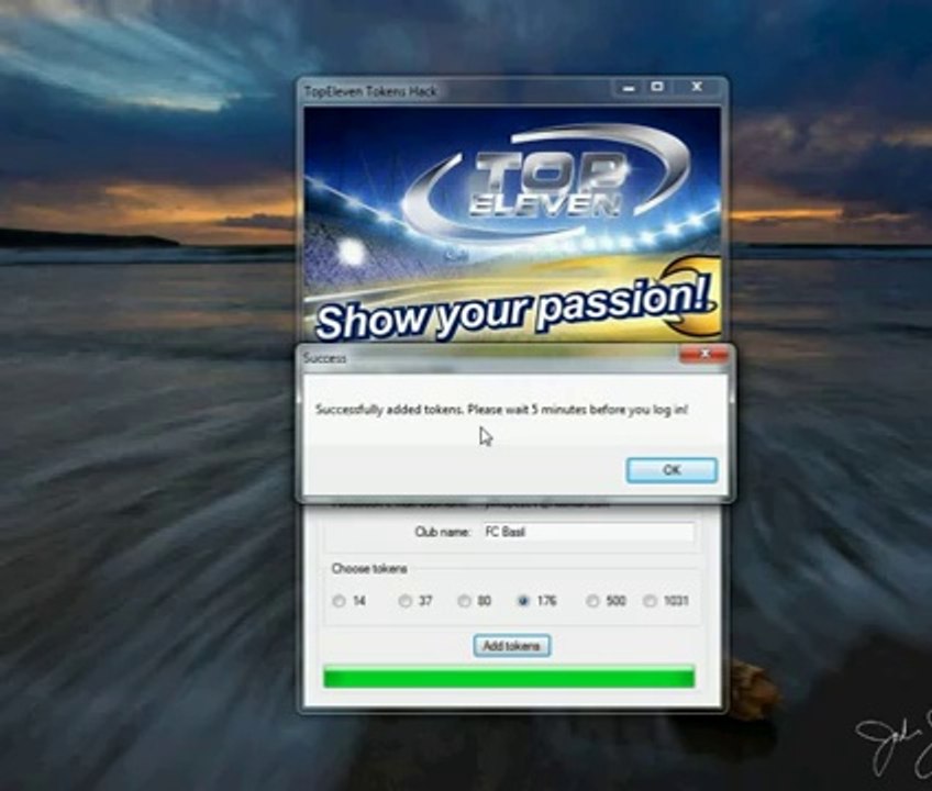 Top Eleven Token Hack 2014 - Generate free tokens and boost