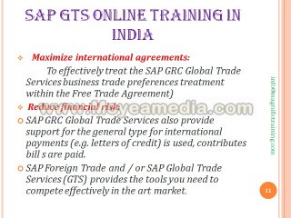 sap gts online training