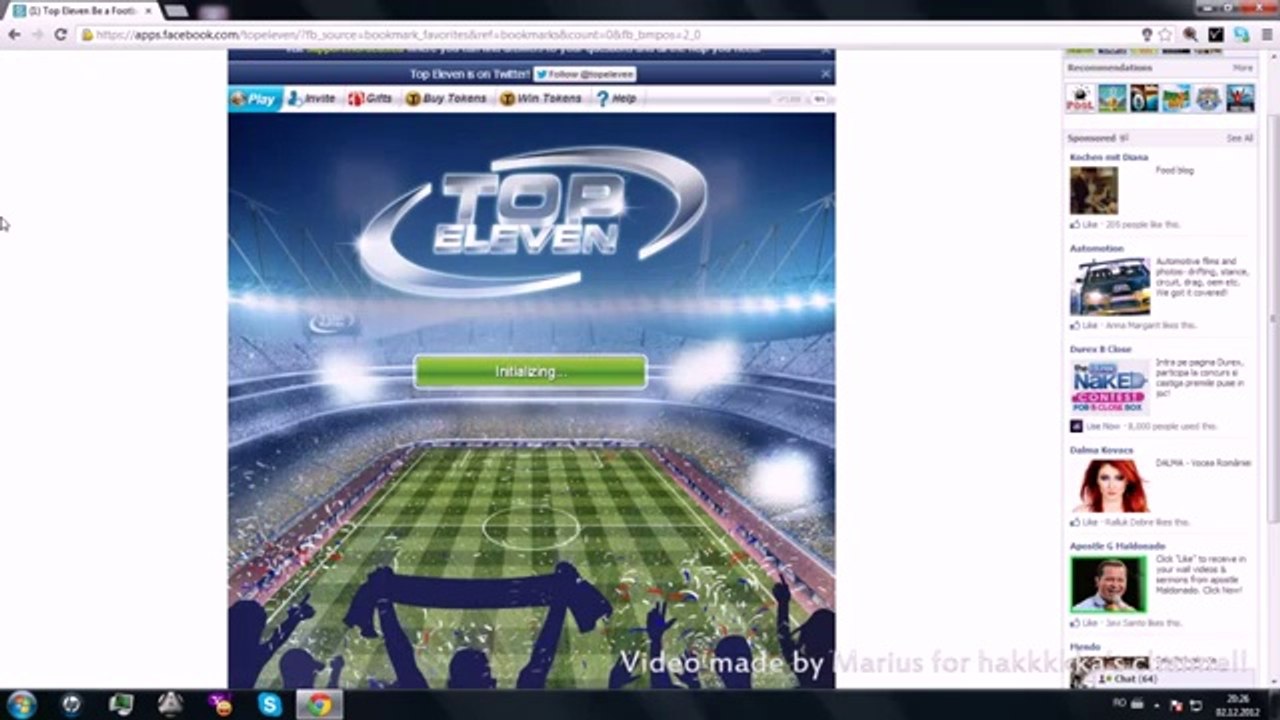 Free Top Eleven Footbal Manager Tokens Hack tool 2014