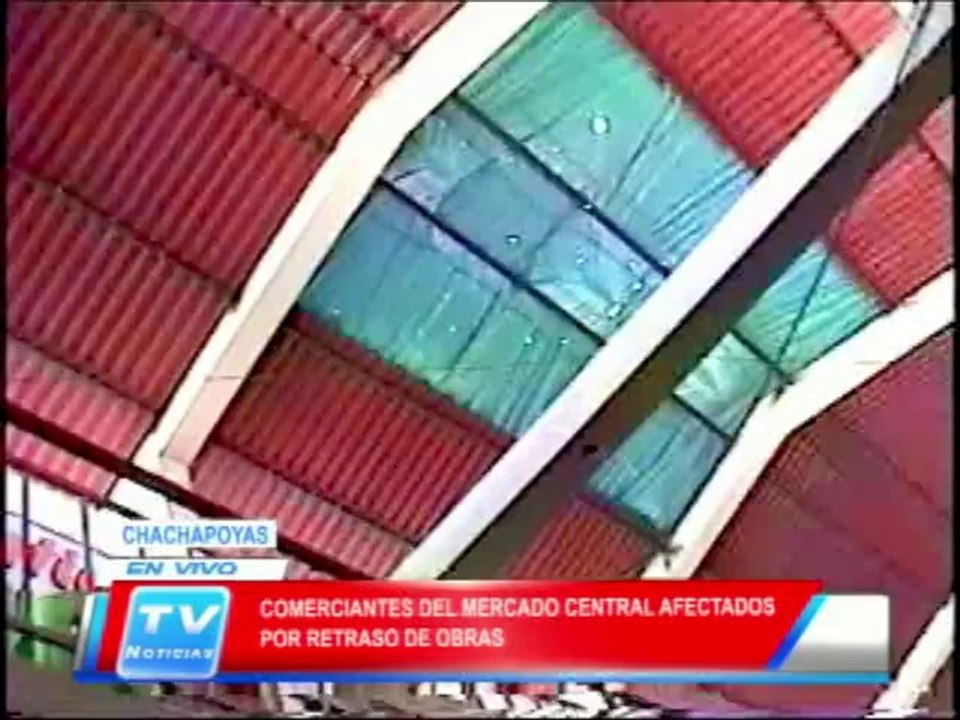 Chachapoyas: Comerciantes afectados por retraso de obras 05 03 14