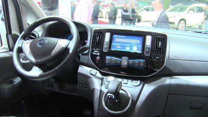 Vidéo du Nissan eNV200 électrique au salon de Genève 2014