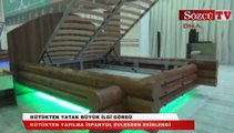 Kütükten yatak büyük ilgi gördü