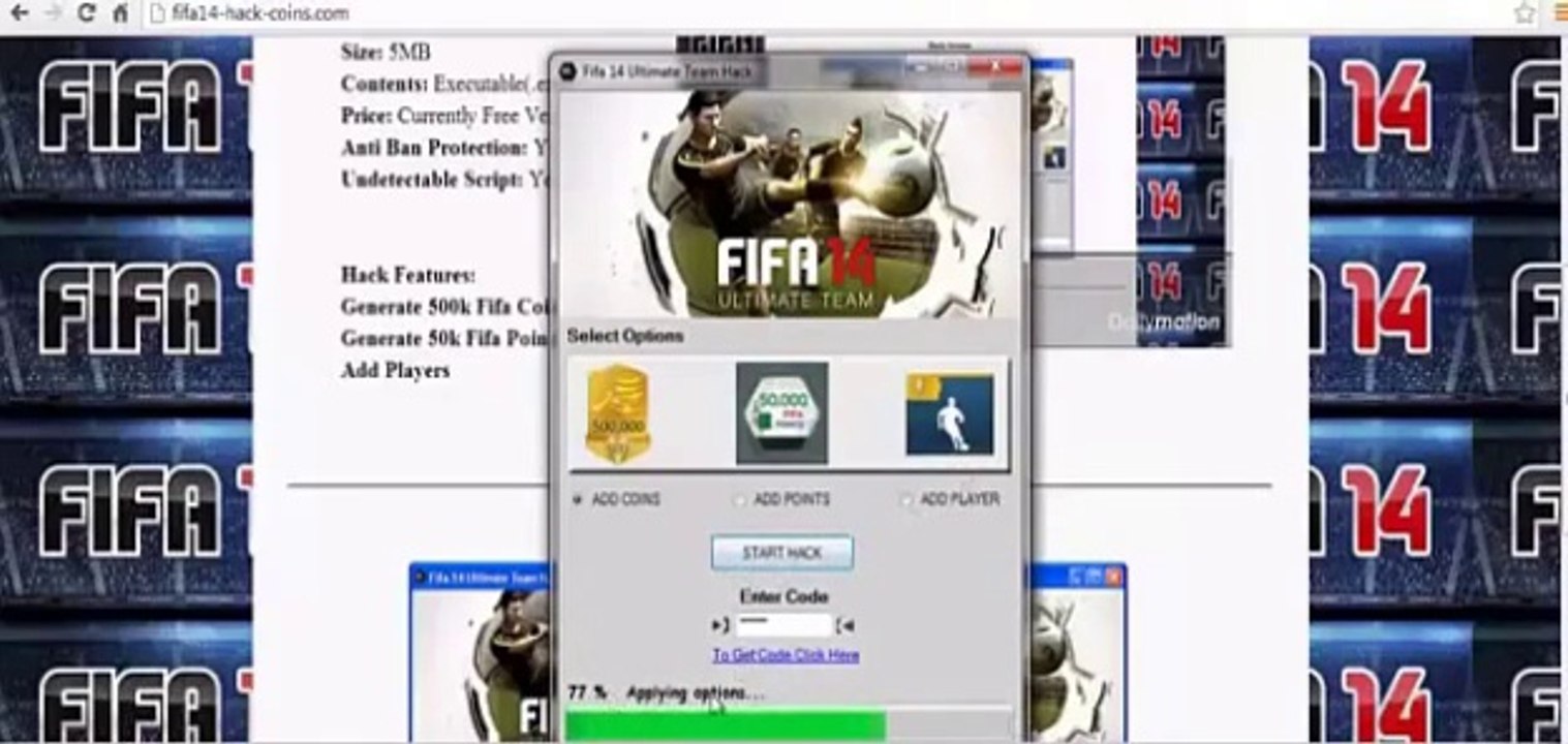 Fifa 14 Ultimate Team Hack-Generate Coins,Points