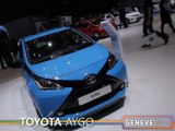 La Toyota Aygo en direct du salon auto de Genève 2014