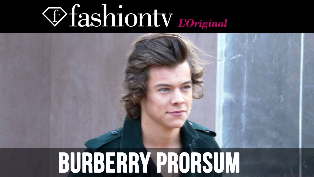 Harry Styles & Anna Wintour at Burberry Prorsum Fall/Winter 2014-15 | London Fashion Week |FashionTV