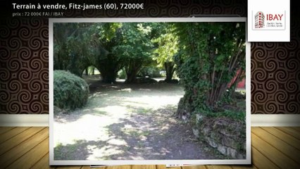 Terrain à vendre, Fitz-james (60), 72000€