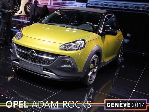 L'Opel Adam Rock en direct du salon auto Genève 2014