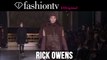 Rick Owens MOODY Fall/Winter 2014-15 Runway Show | Paris Fashion Week PFW | FashionTV