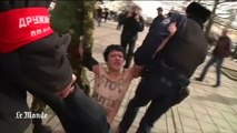 Deux Femen interpelées lors d'un rassemblement prorusse